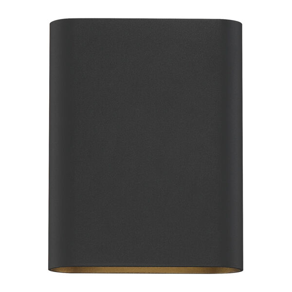 Lux Black 6-Inch Led Bi-Directional Wall Sconce, image 3