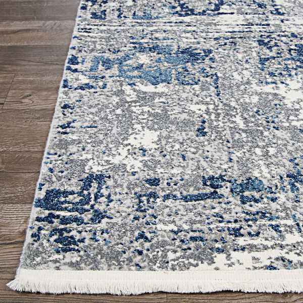 Marblehead Breccia Blue and Grey Rectangular: 7 Ft. 10 In. x 10 Ft. 3 In. Rug, image 5