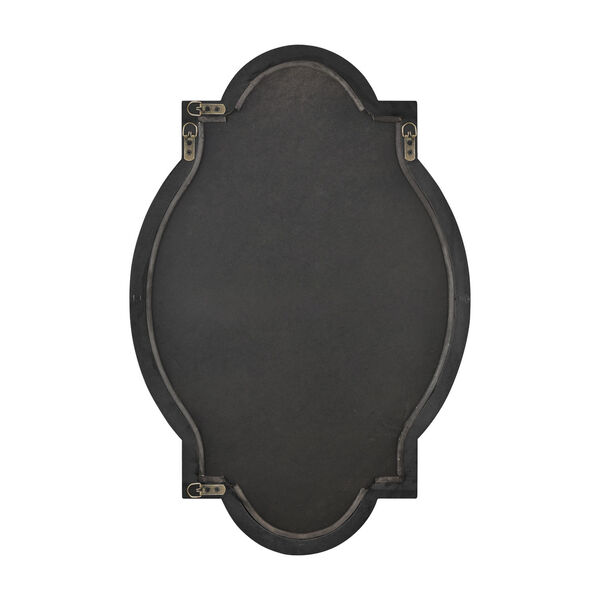 Odette Wood Tone and Black 21 x 32-Inch Wall Mirror, image 3