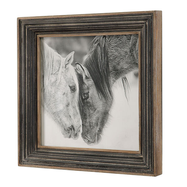 Custom Black And White Horse Print, image 3