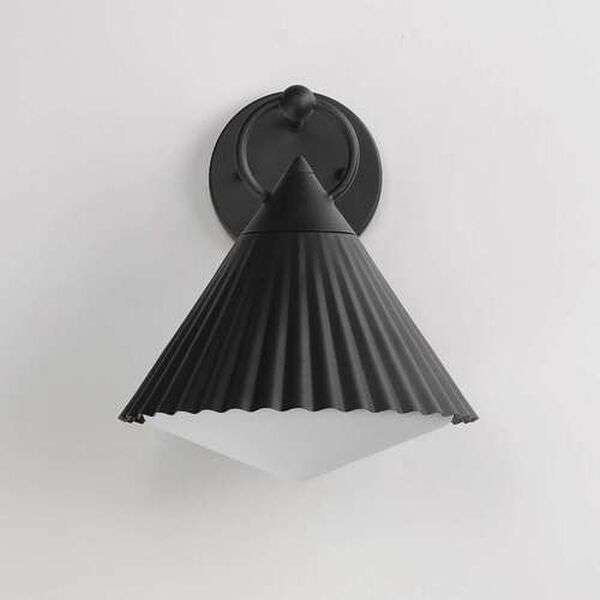 Odette Black 12-Inch One-Light Outdoor Wall Sconce, image 2