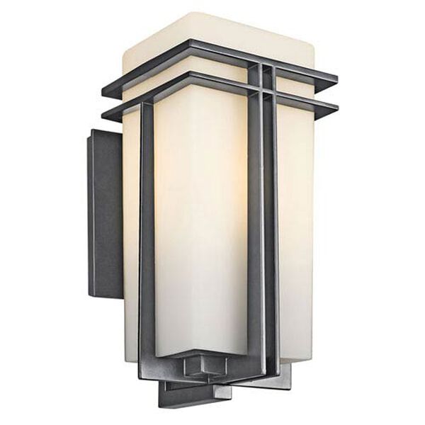 Grayson Black Nine-Inch One-Light Outdoor Wall Sconce, image 1