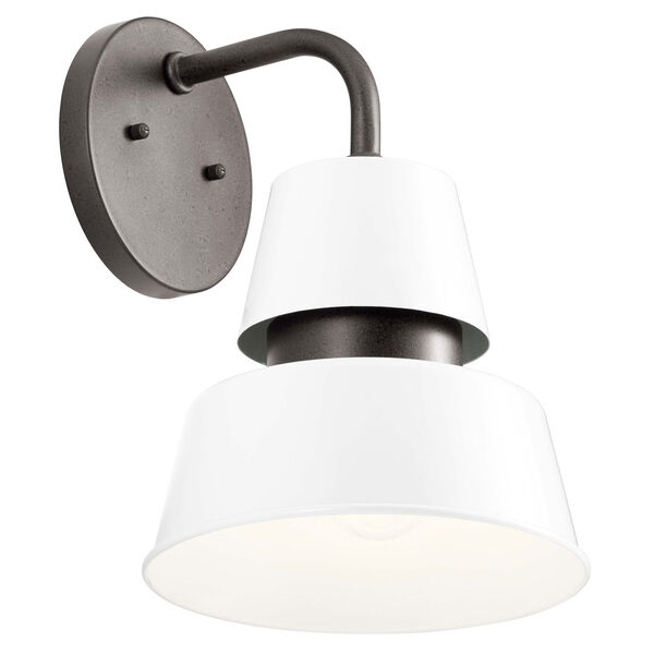 Lozano White 13-Inch One-Light Outdoor Wall Sconce, image 1