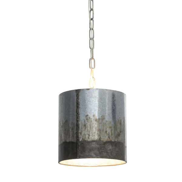 Cannery Ombre Galvanized One-Light Pendant, image 1