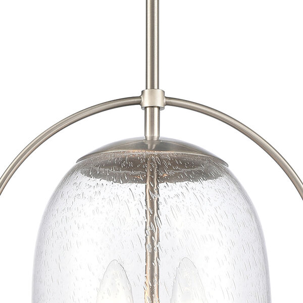 Connection Satin Nickel Two-Light Pendant, image 3