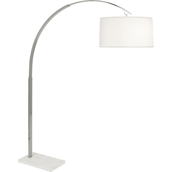Archer Polished Nickel Two-Light Floor Lamp, image 1