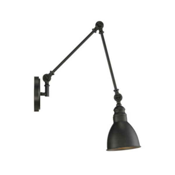 Knox Matte Black One-Light Wall Sconce, image 3