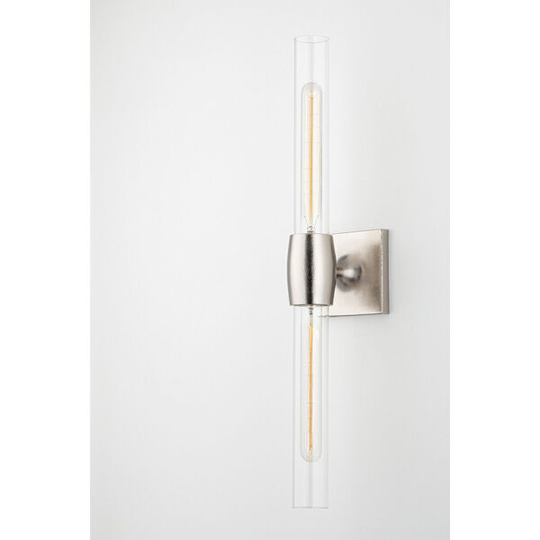 Hogan Burnished Nickel Two-Light Wall Sconce, image 4