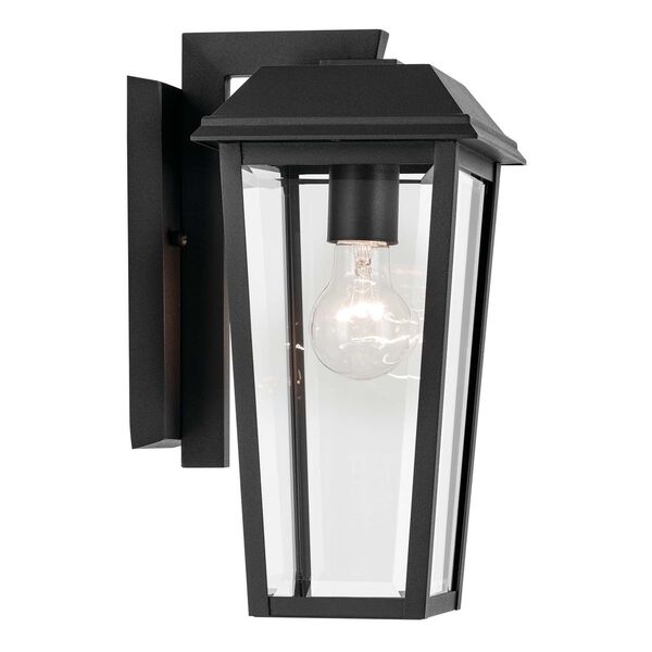 Mathus Textured Black 13-Inch One-Light Outdoor Wall Light, image 5