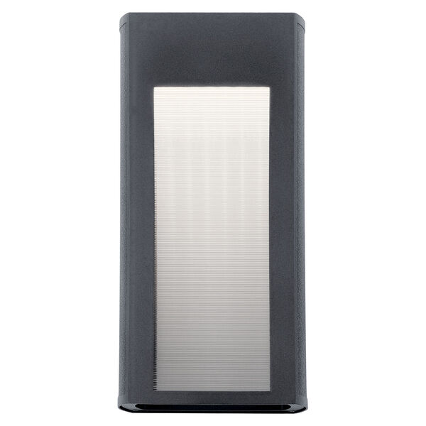 Ryo Textured Black Eight-Inch LED Outdoor Wall Sconce, image 2