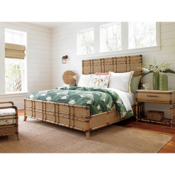 Twin Palms Brown Coco Bay King Panel Bed, image 2