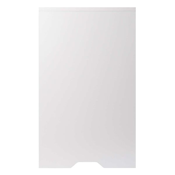 Nova White Open Shelf Storage Cabinet, image 5
