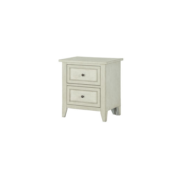 Raelynn 2 Drawer Nightstand in Weathered White, image 2