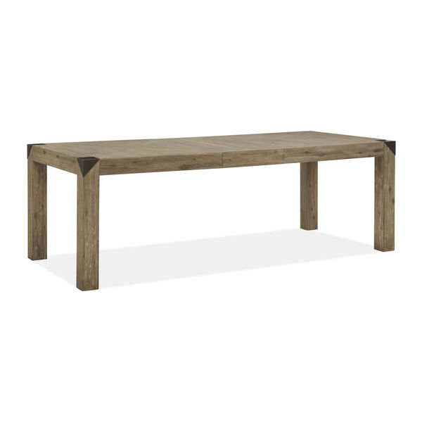 Ainsley Brown Rectangular Dining Table, image 2