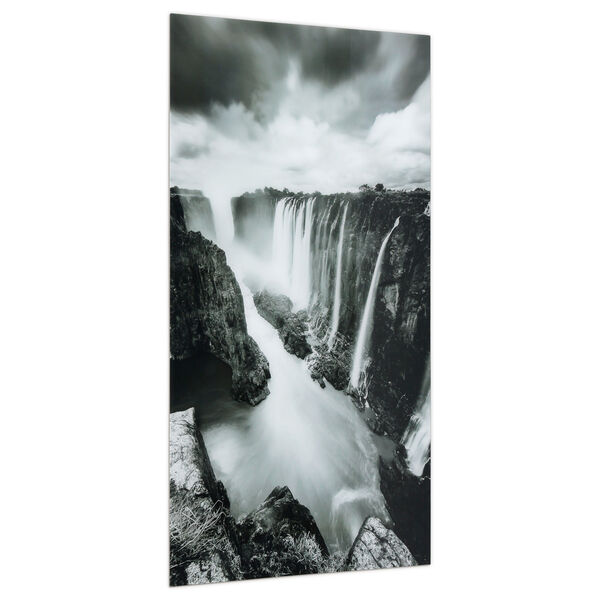 The Falls Frameless Free Floating Tempered Glass Wall Art, image 3