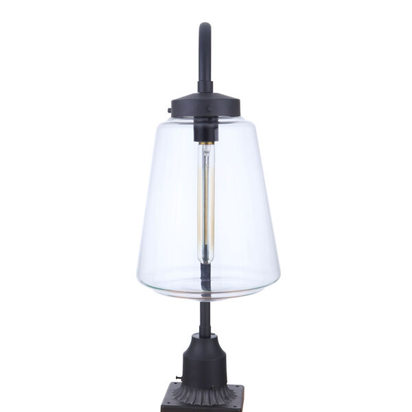 Laclede Midnight One-Light Post Mount, image 3