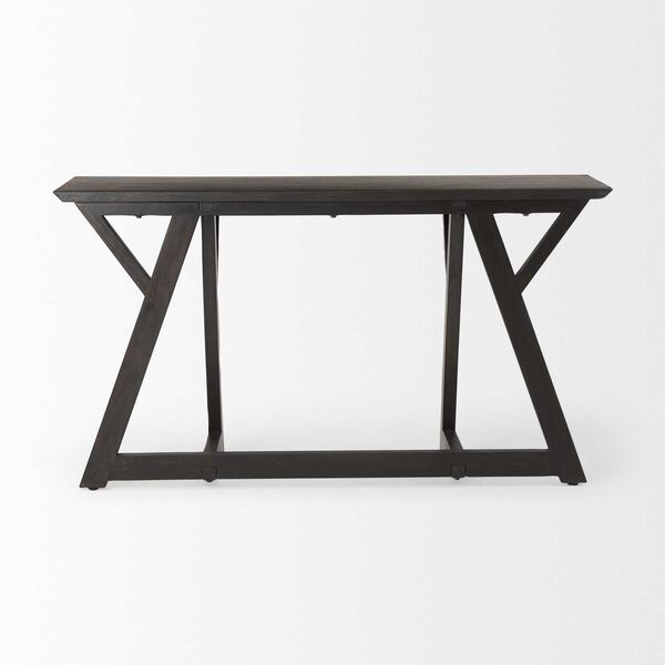 Jennings Dark Brown Wood Console Table, image 4