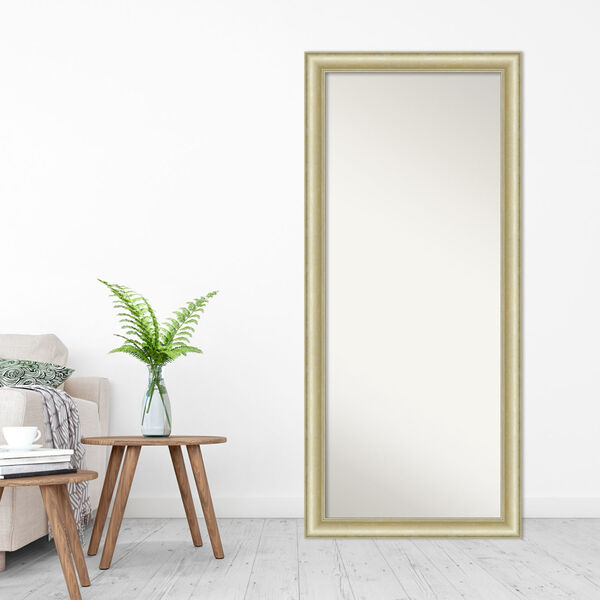 Gold 29W X 65H-Inch Full Length Floor Leaner Mirror, image 3