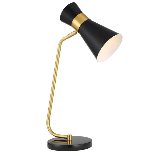 Uptown Black and Gold One-Light Desk Lamp, image 6