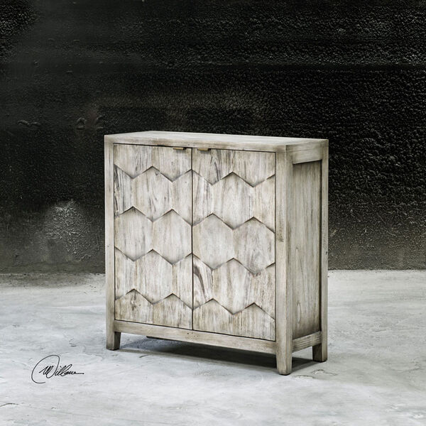 Catori Smoked Ivory Console Cabinet, image 2