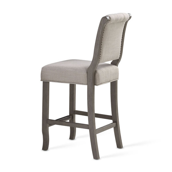 Kamelin Gray and Beige Counter Stool, image 4