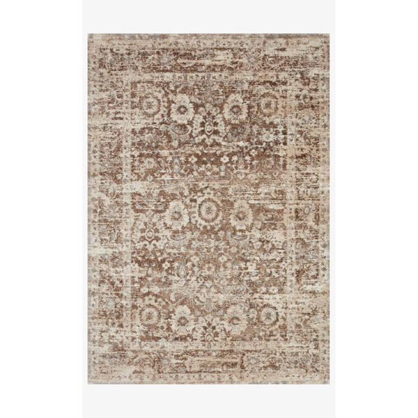 Theory Mocha and Natural Runner: 2 Ft. 7 In. x 10 Ft. 10 In., image 1