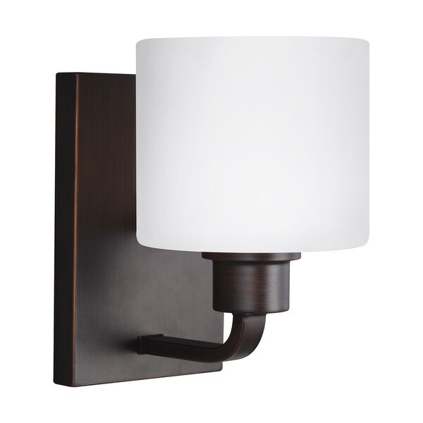 Canfield Bronze Energy Star Six-Inch One-Light Bath Sconce, image 2