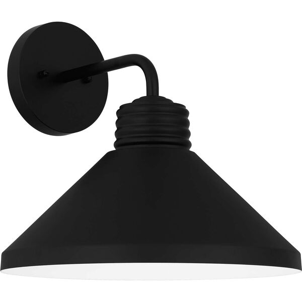 Rencher Matte Black One-Light Outdoor Wall Mount, image 4