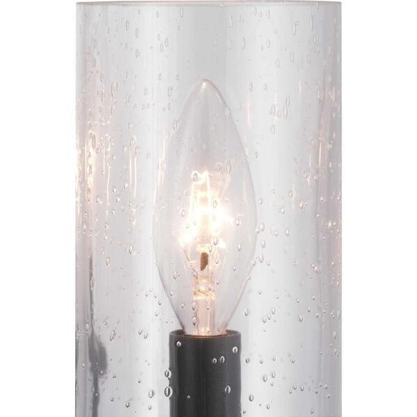 Gresham Graphite 15-Light Chandelier With Transparent Seeded Glass, image 2