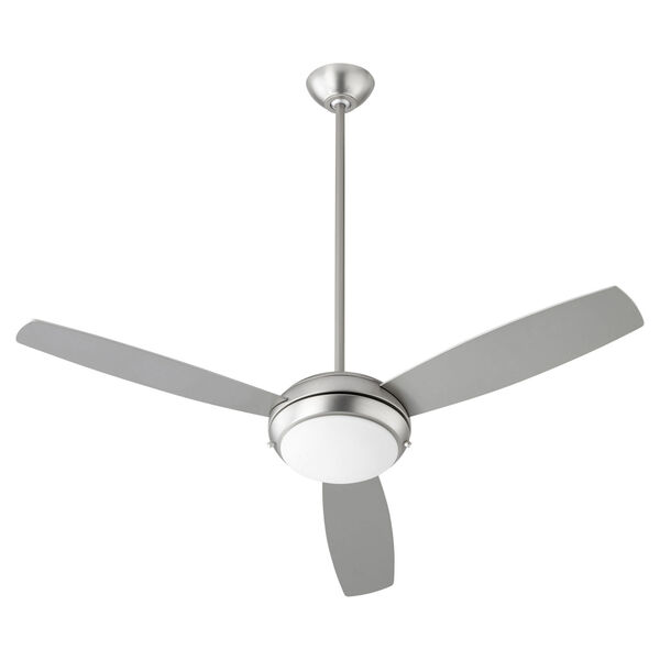 Expo Satin Nickel 52-Inch Two-Light LED Ceiling Fan, image 1