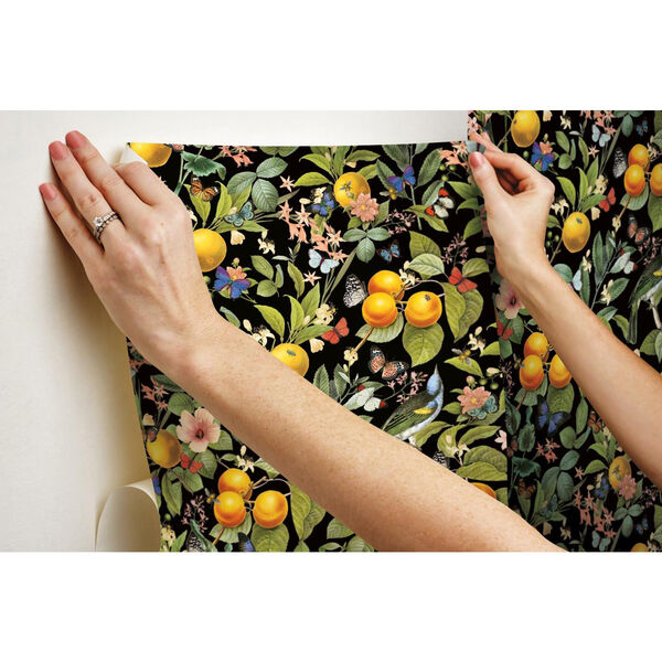Roommates Decor Citrus Peel Peel and Stick Wallpaper– SAMPLE SWATCH ONLY  RMK11254RL-Memosample | Bellacor