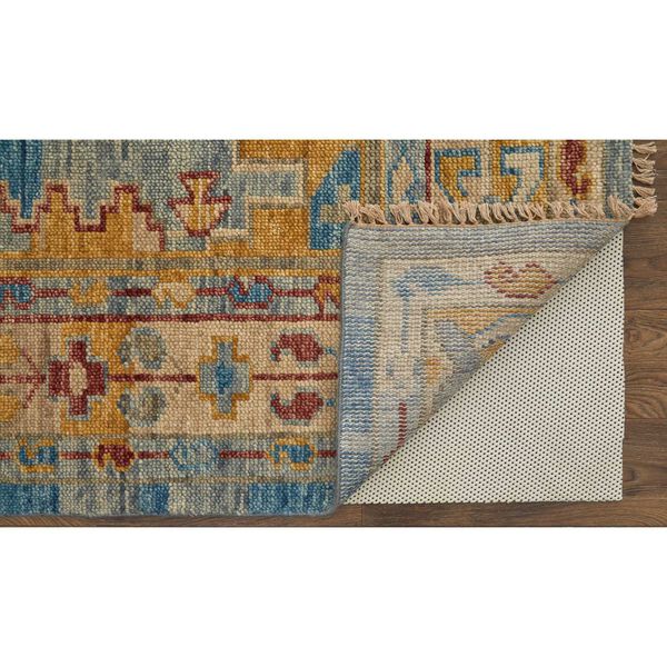 Fillmore Blue Yellow Red Area Rug, image 6