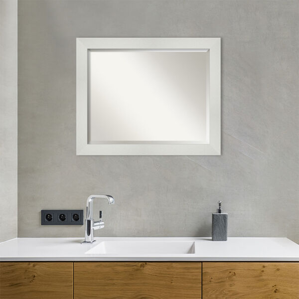 Mosaic White 32W X 26H-Inch Bathroom Vanity Wall Mirror, image 3
