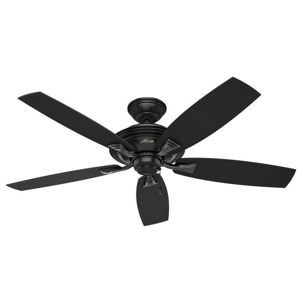 Rainsford Matte Black 52-Inch Adjustable Ceiling Fan, image 1