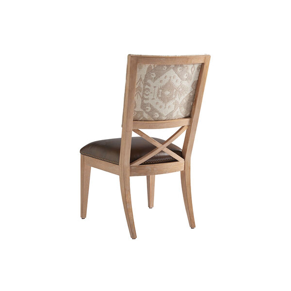 Los Altos Brown and Gray Alderman Upholstered Side Chair, image 3