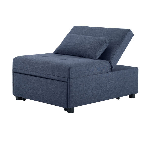 Connor Blue Sofa Bed, image 3