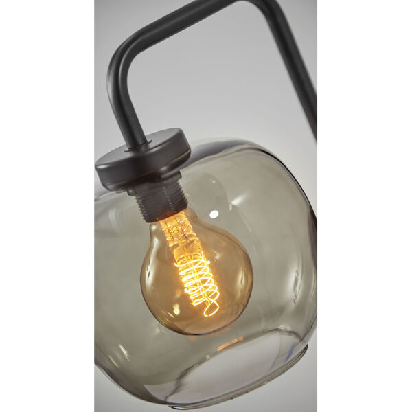 Ashton Matte Black One-Light  Floor Lamp, image 3