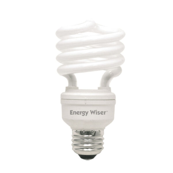 Frost CFL T2 COIL 75 Watt Equivalent Standard Base Warm White 1200 Lumens Light Bulb - 4 Pack, image 1
