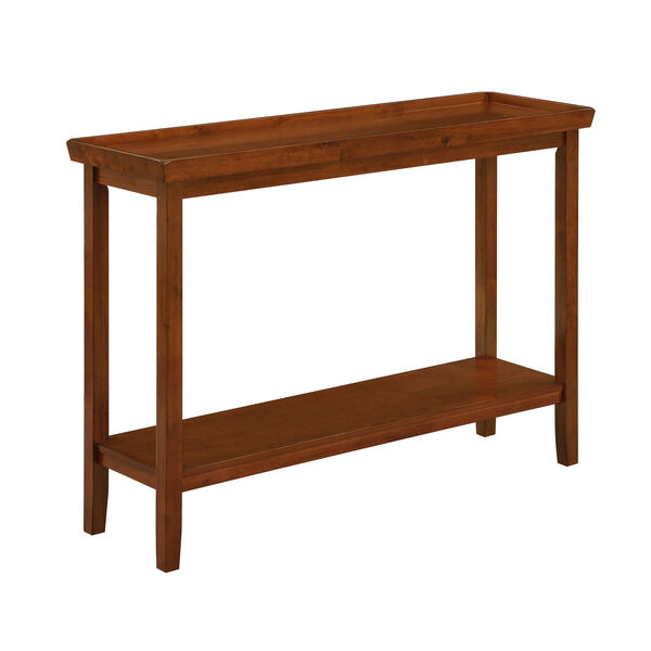 Ledgewood Cherry Console Table with Shelf, image 1