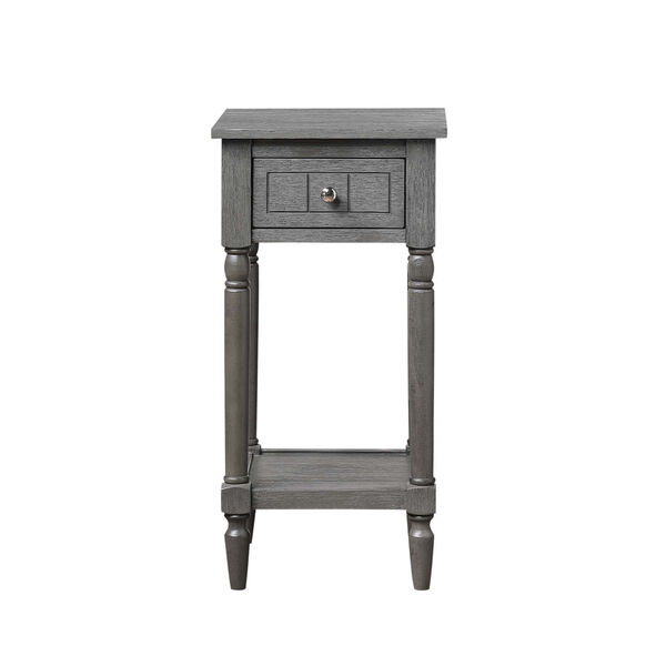 French Country Dark Gray Wirebrush Khloe Accent Table, image 5