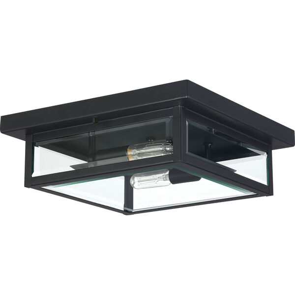 Westover Earth Black Two-Light Outdoor Flush Mount, image 2