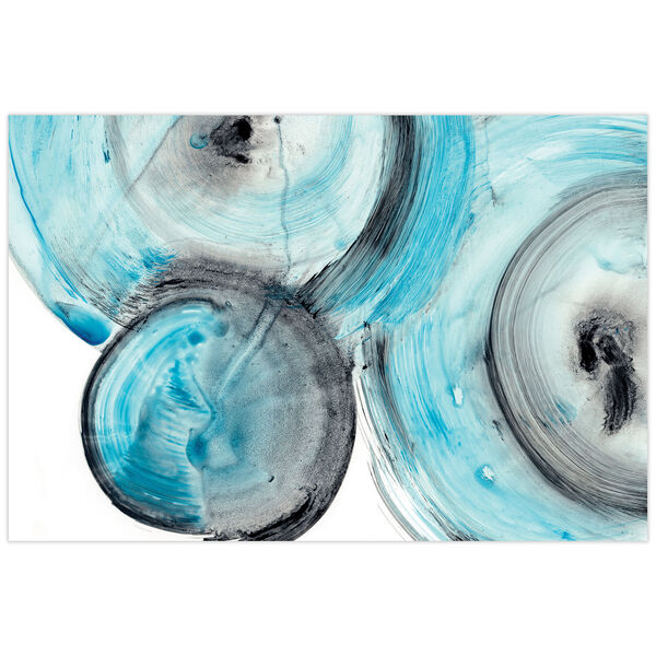 Ripple Effect IV Frameless Free Floating Tempered Glass Graphic Wall Art, image 3