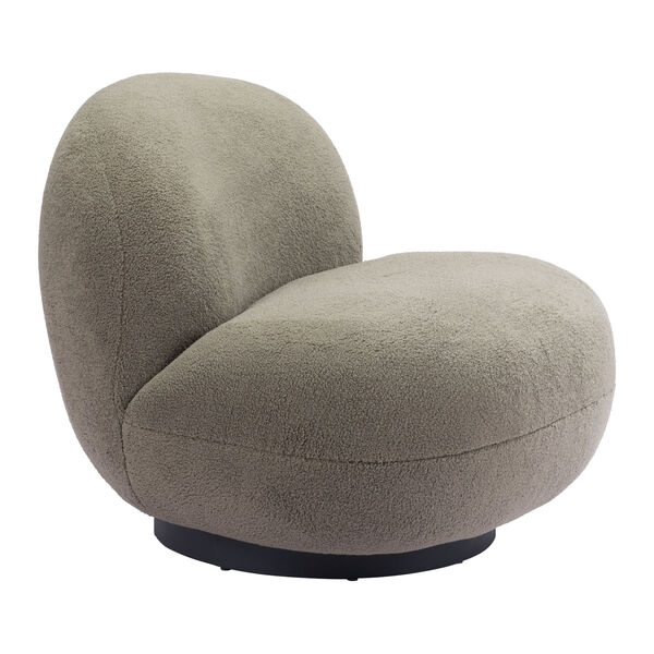 Myanmar Green and Matte Black Accent Chair, image 6