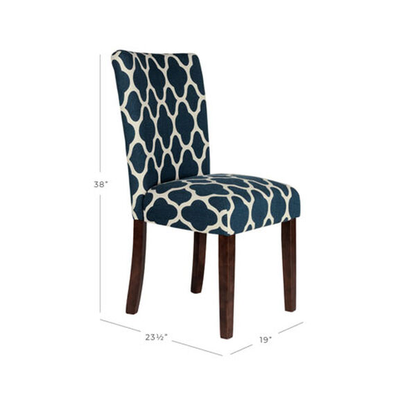 Parsons Chair, Navy Blue, Set of Two, image 4