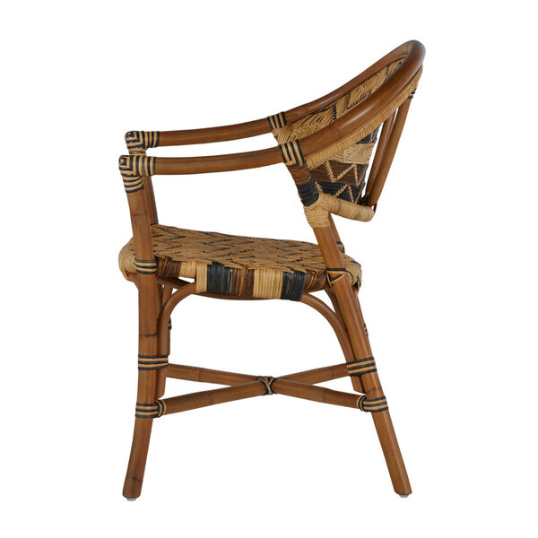Emmett Natural and Black Dining Chair, image 4