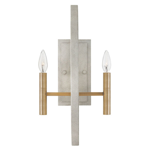 Euclid Cement Gray Wall Sconce, image 2