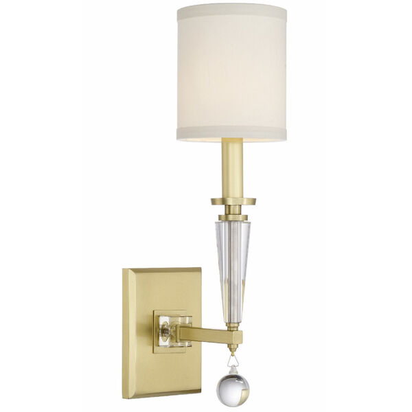 Paxton Antique Gold One-Light Sconce, image 1