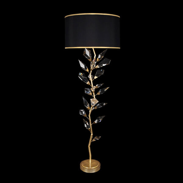 Foret Gold Black Three-Light Floor Lamp, image 1