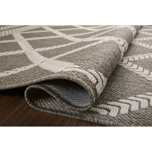 Rainier Natural and Ivory Patterned Indoor/Outdoor Area Rug, image 4