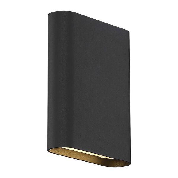 Lux Black Frosted Two-Light LED Wall Sconce, image 4
